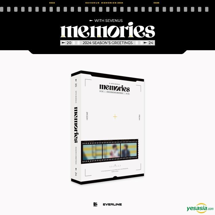 YESASIA SEVENUS 2024 SEASON S GREETINGS Memories CALENDAR MALE STARS   L P0202890141 