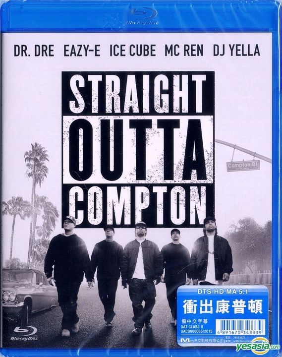 YESASIA Straight Outta Compton 2015 Blu ray Hong Kong Version Blu ray Corey Hawkins O Shea Jackson Jr. Intercontinental Video HK Western World Movies Videos Free Shipping