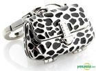 Leopard Printed Bag Charm Silver Accessory