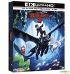How to Train Your Dragon: The Hidden World (2019) (4K Ultra HD + Blu-ray + 3D Steelbook Collector's Edition) (Taiwan Version)