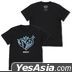 The Idolm@ster Cinderella Girls : Neon sign logo T-Shirt (BLACK) (Size:L)