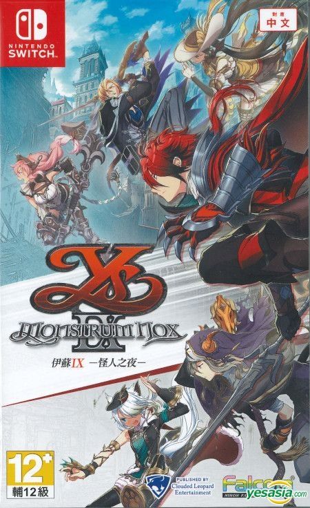 HK Chinese 中文版 Monstrum Nox 伊蘇 NEW PS4 Ys IX 9 