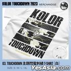 TOUCHDOWN 2023 Lightning Embroidery White Tee (Size S)