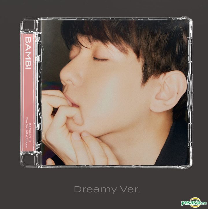Folded Poster Jewel Case Set Mini Album Vol.3 Both Dreamy and Misty Ver. BAEK HYUN Bambi 