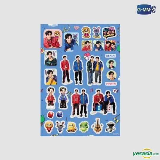 YESASIA: Gemini & Fourth My Turn Concert - Sticker Set Celebrity