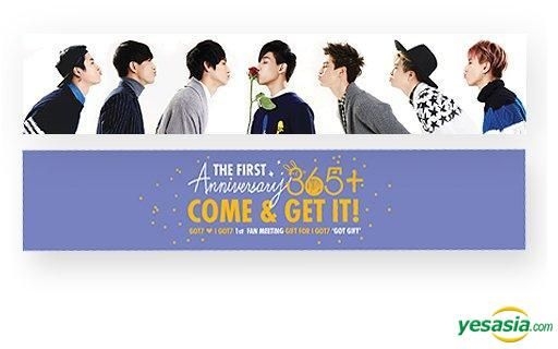 〈公式〉GOT7 365+ スローガン YESASIA: GOT7 - GOT7 1st Fanmeeting Goods 365+ Got Gift Slogan
