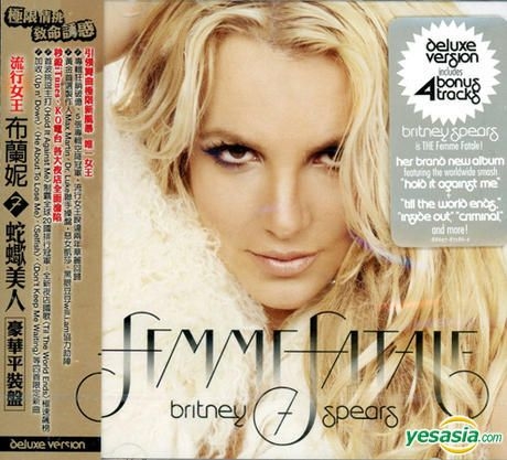 YESASIA: Femme Fatale (Deluxe Jewelcase) (Taiwan Version) CD - Britney ...