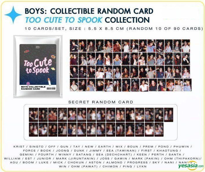 YESASIA: Too Cute To Spook Collection : BOYS Collectible Random