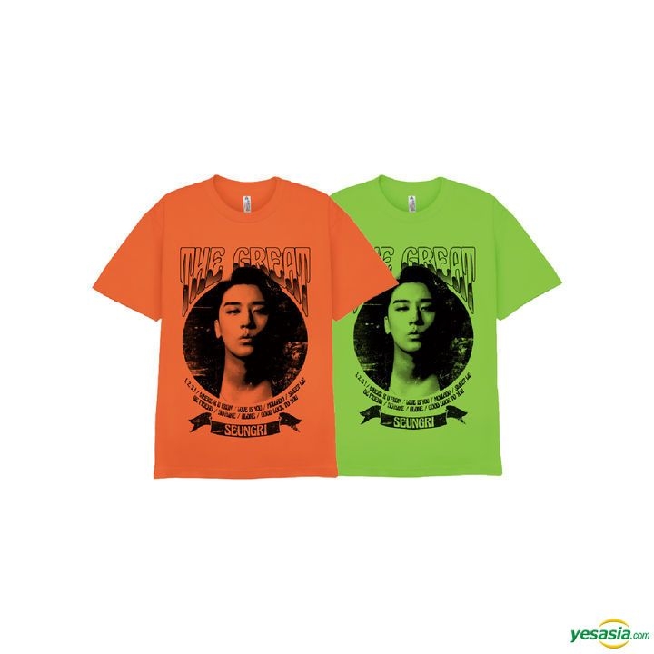 YESASIA: THE GREAT SEUNGRI - T-SHIRT (Type 1) (Orange) (Large