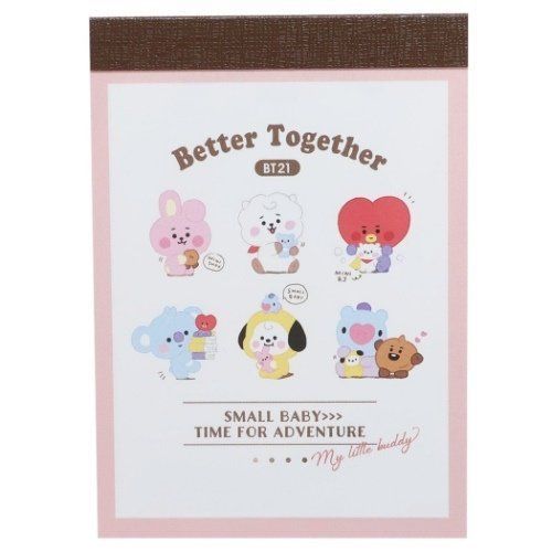 Bt21 Rj Notepad Mini So YESASIA: BT21 Mini Memo Pad - Kamio Japan - Lifestyle & Gifts - Free ...