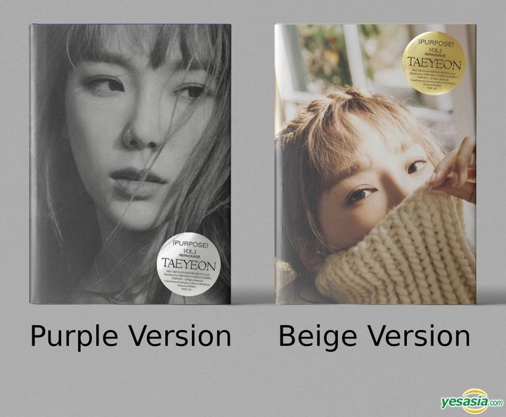 Yesasia Girls Generation Tae Yeon Album Vol 2 Repackage Purpose Purple Beige Version 2 Posters In Tube Cd テヨン 少女時代 Smエンタテインメント 韓国の音楽cd 無料配送