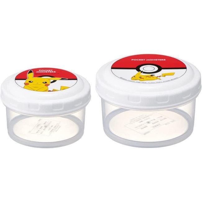 YESASIA Pokemon/Monster Ball Food Container Set (2 Pieces) Skater