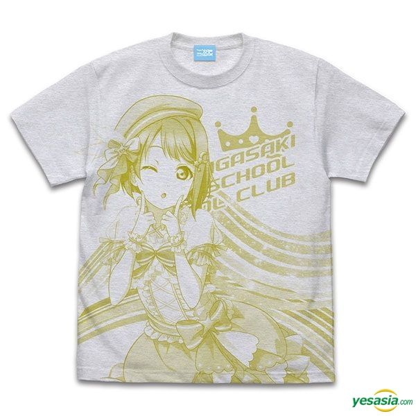 Yesasia ラブライブ 虹ヶ咲学園スクールアイドル同好会 中須かすみ オールプリント Tシャツ Ash サイズ S Love Live ラブライブ コスパ ライフスタイル ギフト 無料配送 北米サイト