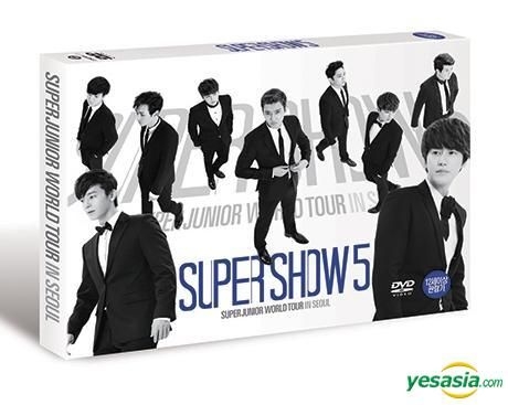 YESASIA: Super Junior - World Tour in Seoul 'Super Show 5' (2DVD +  Photobook) (Korea Version) + Poster in Tube DVD