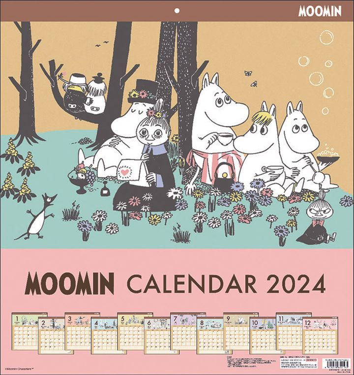 YESASIA Moomin 2024 Calendar (Japan Version) CALENDAR,PHOTO/POSTER