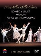 MACMILLAN BALLET CLASSICS ROMEO & JULIET MANON PRINCE OF THE PAGODAS (Japan Version)