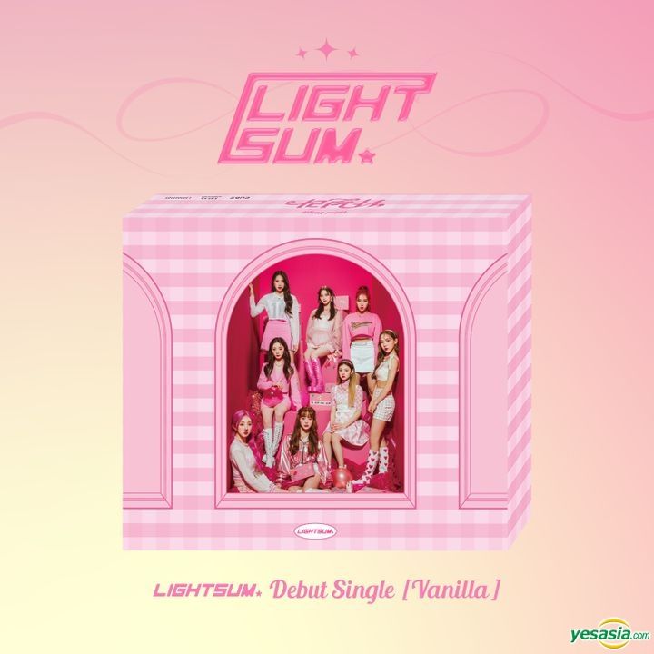 YESASIA: LIGHTSUM Debut Single Album Vol. 1 - Vanilla + Random Poster