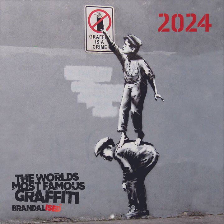 YESASIA : Banksy 2024年月曆掛曆,海報/寫真集- - 日本明星精品- 郵費全免