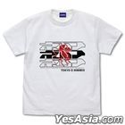 Evangelion : NERV Cyber Logo T-Shirt (WHITE) (Size:M)