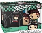 FUNKO POP! & TEE: Demon Slayer - Tanjiro (BL) - Small