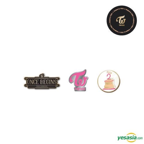 Yesasia Twice Fanmeeting Once Begins Official Goods Badge B Twice Logo Gifts Celebrity Gifts Groups Female Stars Photo Poster Twice Korea Jyp Entertainment Korean Collectibles Free Shipping