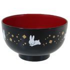 Dick Bruna Plastic Bowl (Rabbit/Black)