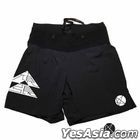 T8 x KOLOR Sherpa Shorts (Men) (Black) (Size XL)