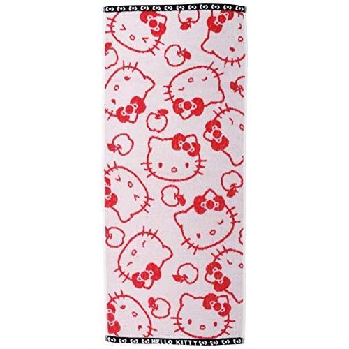 YESASIA Hello Kitty Bath Towel (34x80cm) Marushin Lifestyle