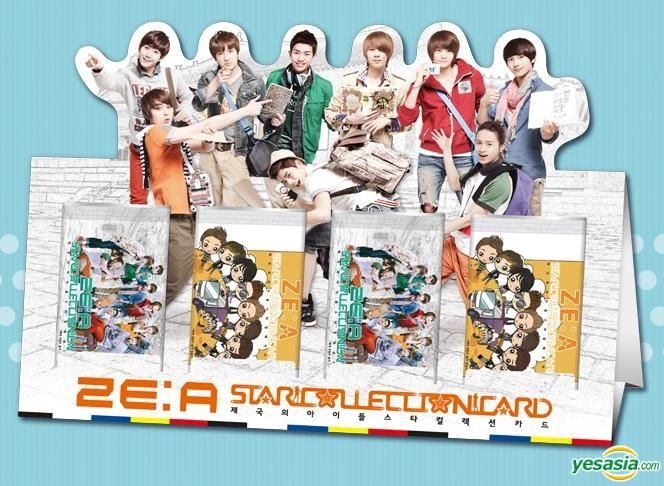 YESASIA: ZE:A - Star Collection Card (12-Pack Set) GIFTS,MALE