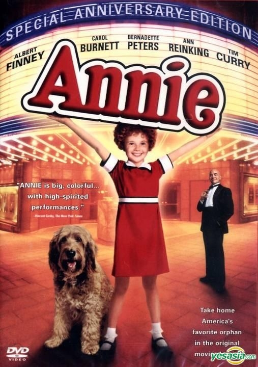 YESASIA: Annie (1982) (DVD) (Special Anniversary Edition) (US Version) DVD  - Albert Finney, Tim Curry, Sony Pictures Entertainment - Western / World  Movies & Videos - Free Shipping - North America Site