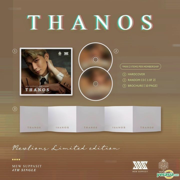 YESASIA: Mew Suppasit - Thanos Boxset (Mewlions Limited Edition 