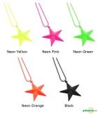 EXO Style - Neon Star Necklace (Black)