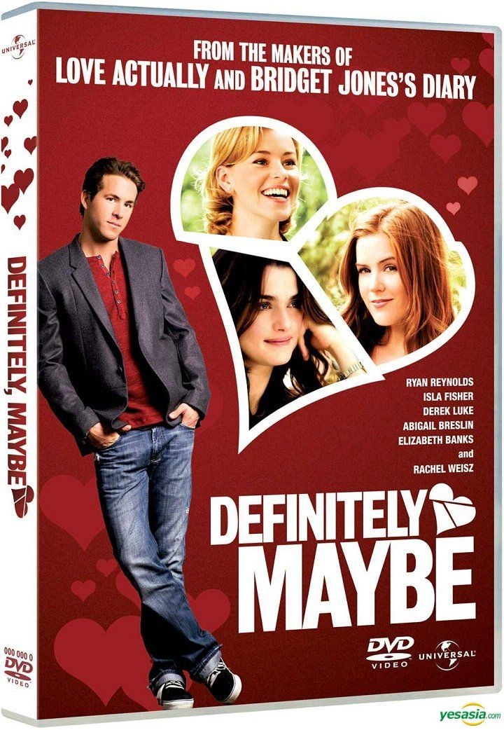 YESASIA: Definitely, Maybe (DVD) (Hong Kong Version) DVD - Ryan Reynolds,  Matthew Mason - Western / World Movies & Videos - Free Shipping - North  America Site