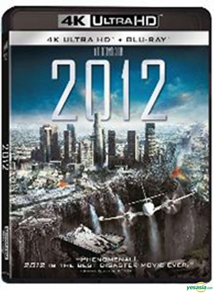 YESASIA 2012 (2009) (4K Ultra HK + Bluray) (Hong Kong Version) Bluray John Cusack, Thandie