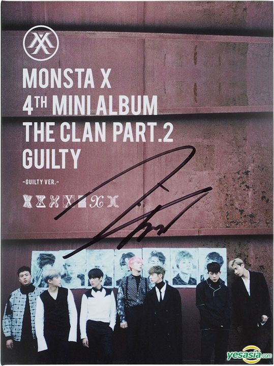 MONSTA X JOOHEON Official Photocard GUILTY Ver The Clan 2.5 GUILTY 4th Album 주헌 