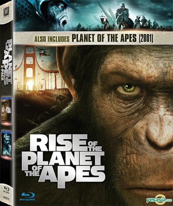 YESASIA: Planet Of The Apes Double-Pack (Blu-ray) (Hong Kong Version ...