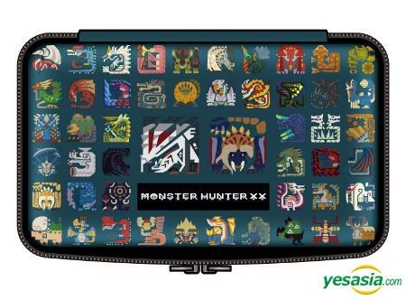 YESASIA: New 3DS LL Monster Hunter XX Pouch (Monster Icon) (Japan