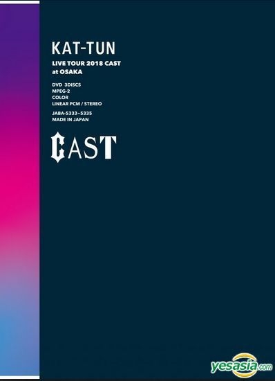 YESASIA: LIVE TOUR 2018 CAST (3DVD) (First Press Limited Edition