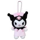 Sanrio Kuromi (護士造型) 毛公仔吊飾/鑰匙扣 (粉紅色)