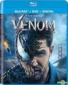 Venom (2018) (Blu-ray + DVD + Digital) (US Version)
