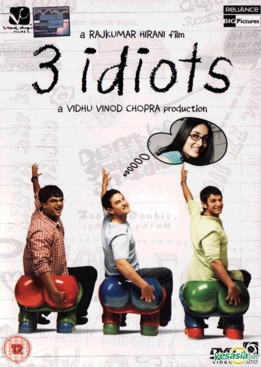 YESASIA 3 Idiots (2009) (DVD) (Multisubtitles) (UK Version) DVD