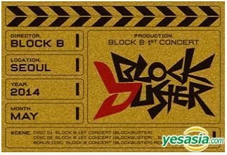 YESASIA: Block B - 1st Concert 'Blockbuster' (3DVDs + Photobook) (Korea ...