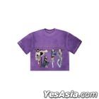 BLACKPINK H.Y.L.T Official Goods - Cropped T-shirt (Purple) (Small)