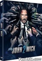 John Wick 2 (Blu-ray) (2-Disc) (4K + 2D Full Slip Normal Version) (Korea Vesion)