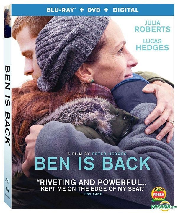 Yesasia Ben Is Back 2018 Blu Ray Dvd Digital Us Version Blu Ray Julia Roberts Lucas Hedges Lions Gate Entertainment Us Western World Movies Videos Free Shipping