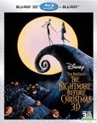 The Nightmare Before Christmas (1993) (Blu-ray) (2D + 3D) (2-Disc Edition) (Hong Kong Version)