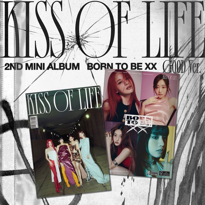 Acquista KISS OF LIFE Born To Be XX Mini Porta Carte L E Set Di Cartoline Fotografiche A Partire
