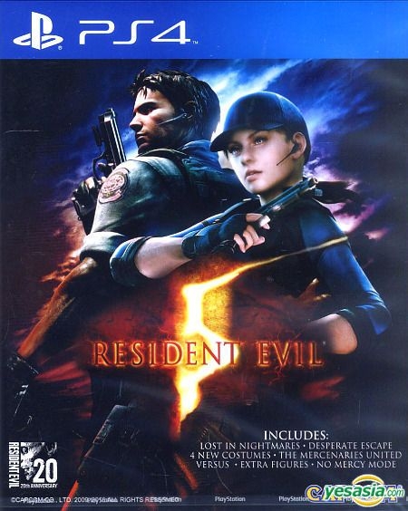 YESASIA: Resident Evil Free - 4 PlayStation Capcom English (Asian Version) Shipping - 5 Games - Capcom, (PS4)