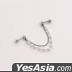 ATEEZ : Kim Hong Joong Style - Linea Piercing Earring (Earring+ Earring)