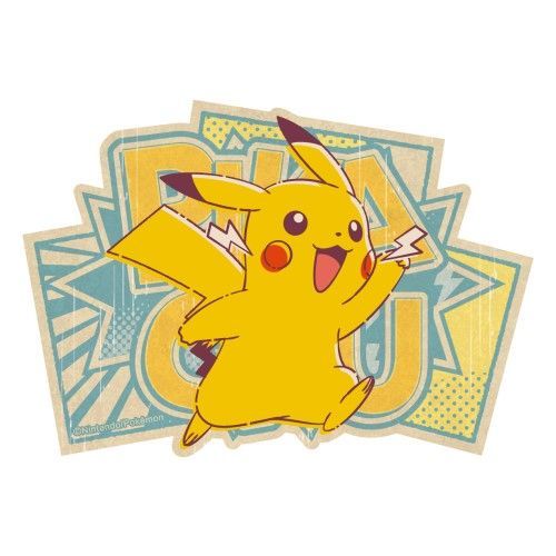 ID9 - Pokemon Pikachu Stickers Muraux Moyen Et Grands 43X40cm